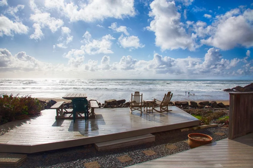 Stunning seaside deck built by Deck Builders Christchurch with expert craftsmanship from Fence Builders Christchurch.