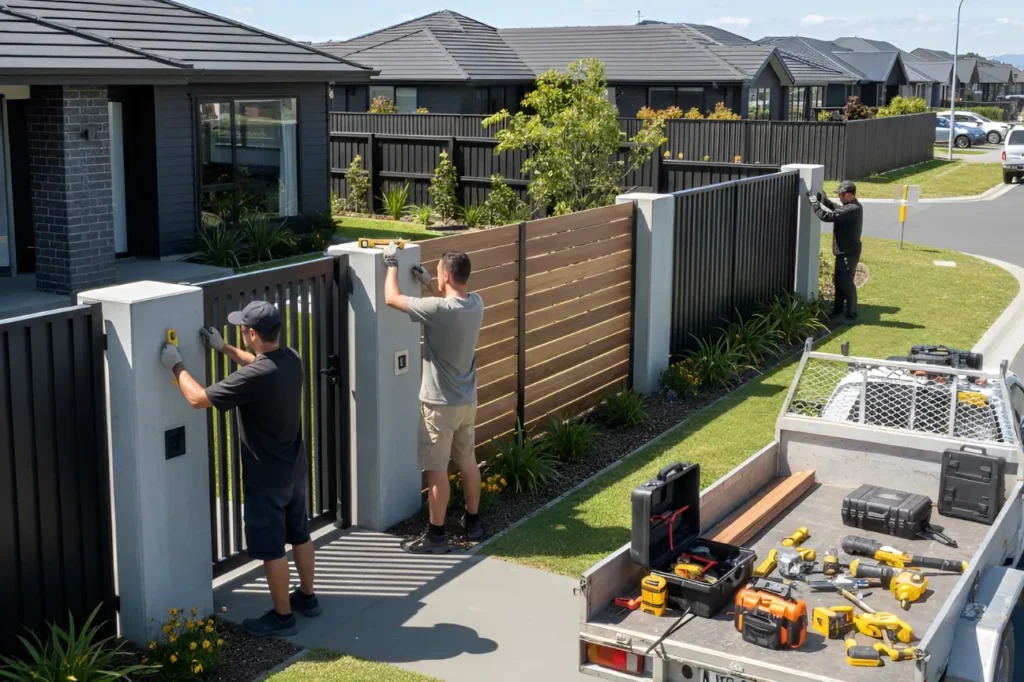 At Gate And Fence Installers Christchurch, our licensed fence and gate experts deliver professional installation and design services trusted by homeowners and businesses across Christchurch.